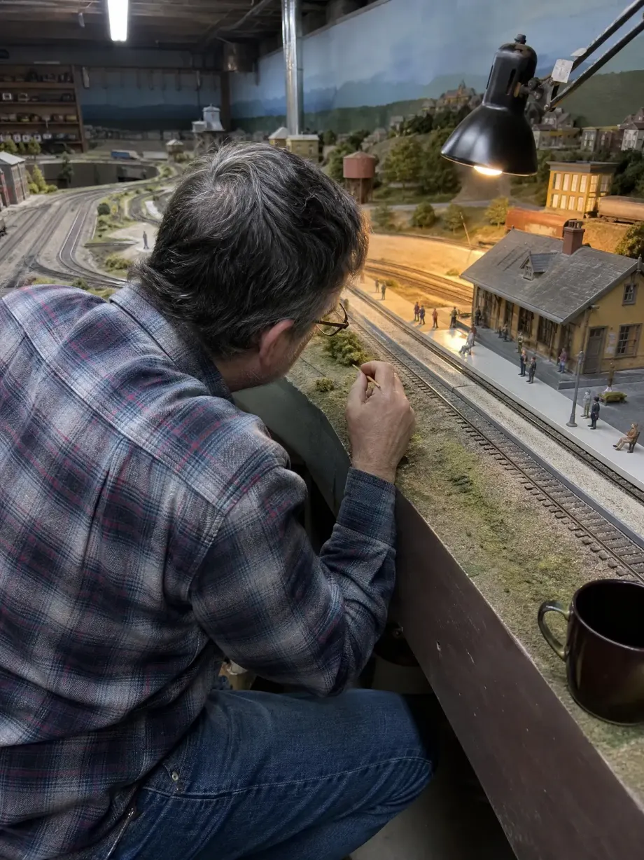 Coordinated backdrops built for the scenes people actually build
